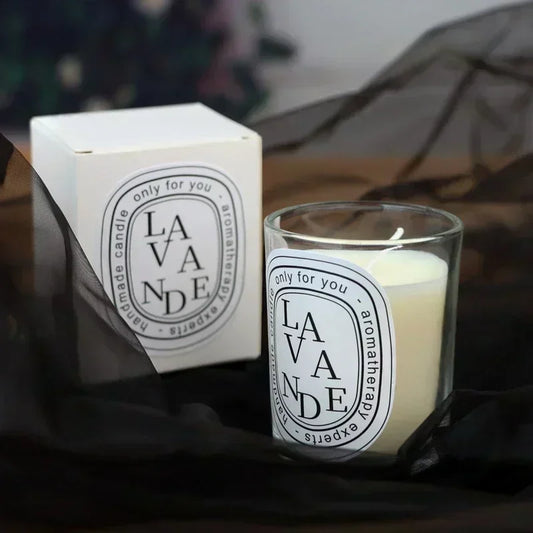 Bougie d'aromathérapie en cire de soja