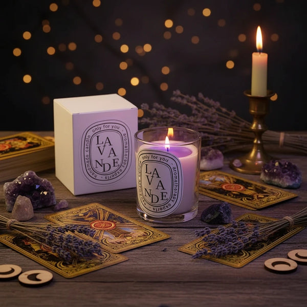Bougie d'aromathérapie en cire de soja