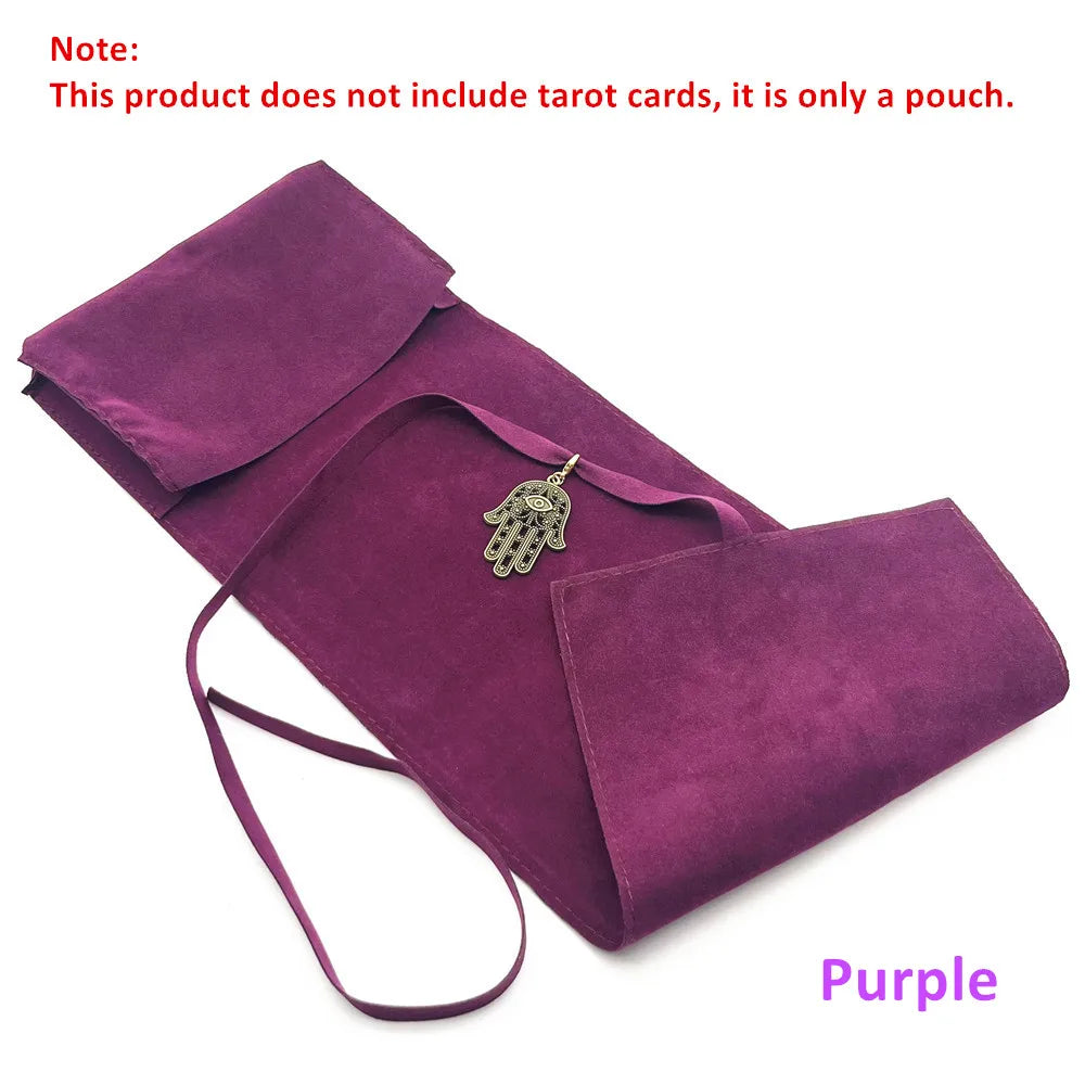 Pochette en velours Main de Hamsa
