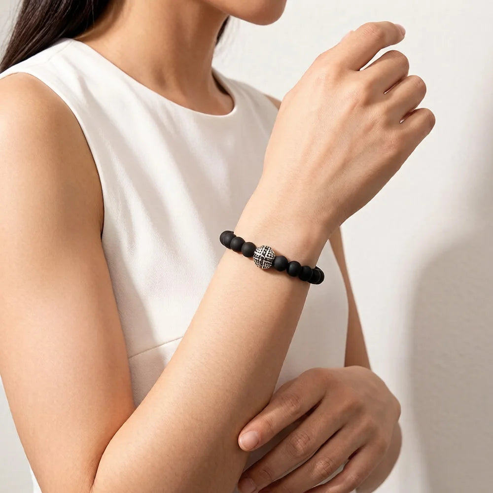 L'Obsidienne Bracelet de protection.