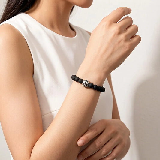 L'Obsidienne Bracelet de protection.