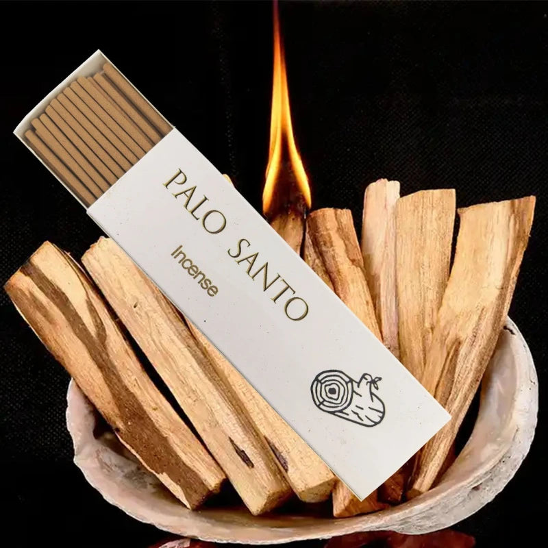 Encens Palo Santo & sauge blanche 30 bâtonnets