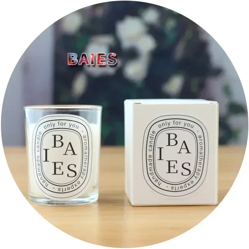 Bougie d'aromathérapie en cire de soja
