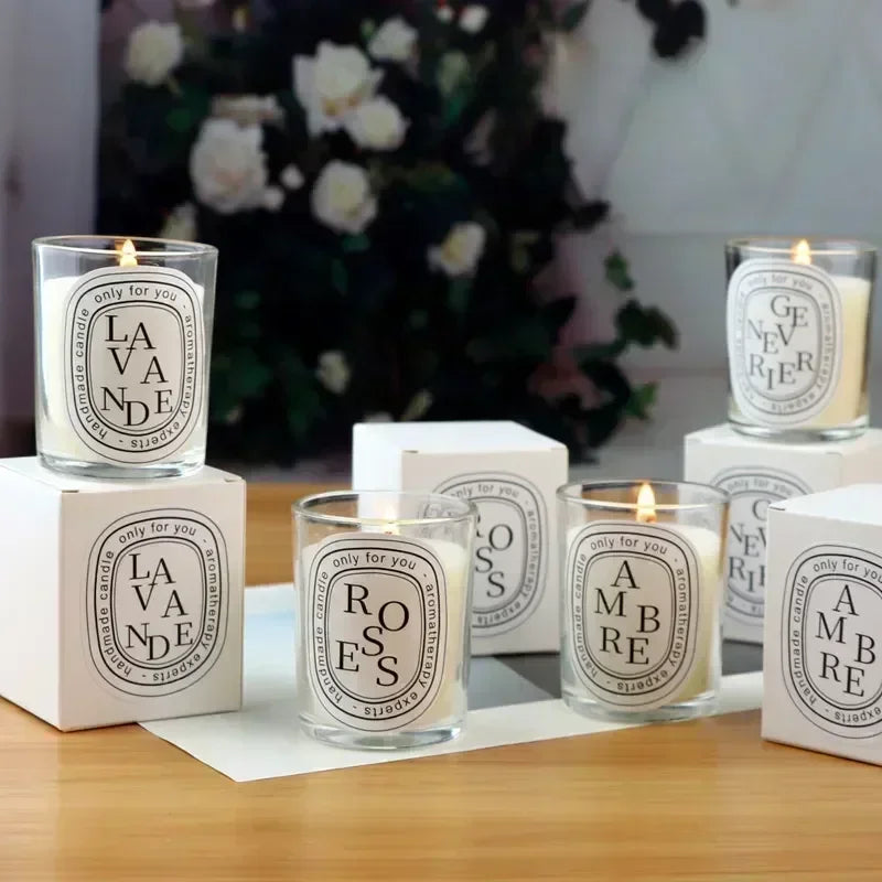 Bougie d'aromathérapie en cire de soja