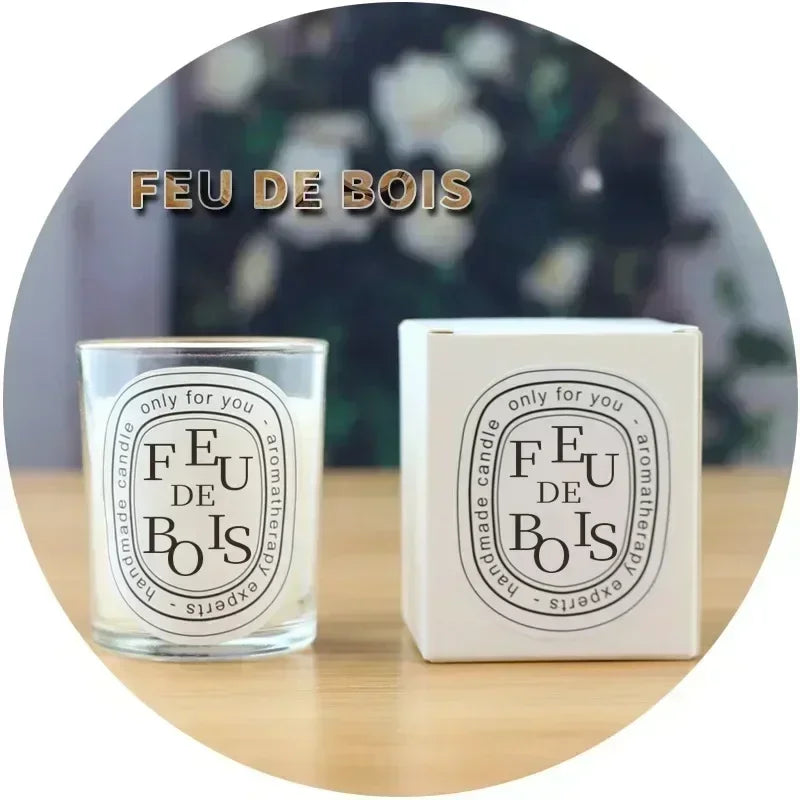 Bougie d'aromathérapie en cire de soja