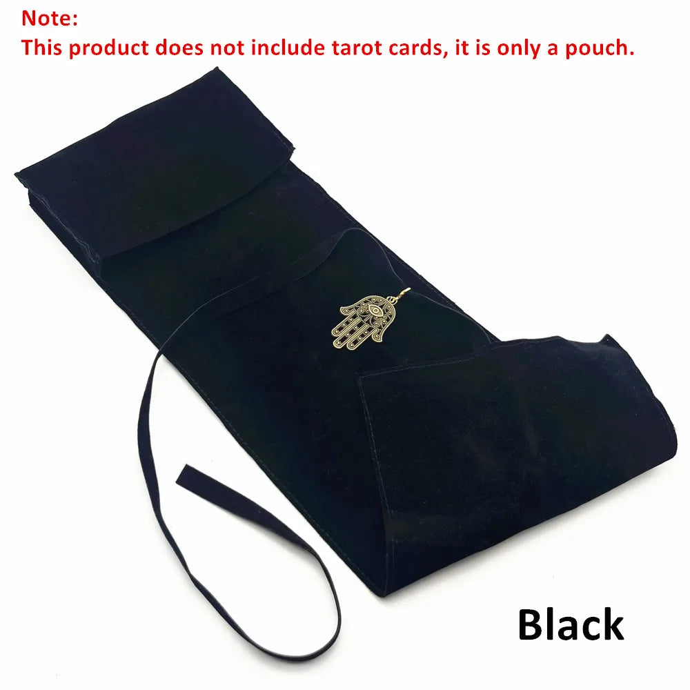 Pochette en velours Main de Hamsa